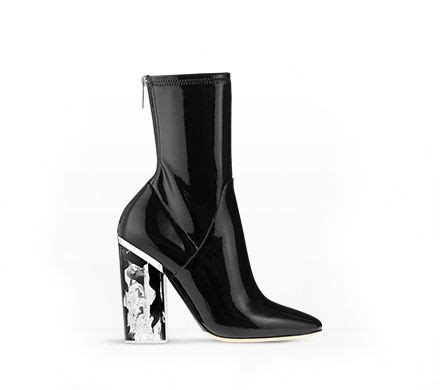 dior clear heel boots|dior designer ankle boots.